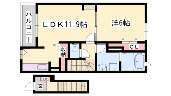 ミーテククルⅡの物件間取画像